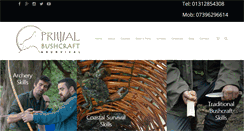 Desktop Screenshot of primalbushcraftsurvival.com
